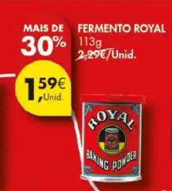 Pingo Doce FERMENTO ROYAL promoção