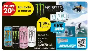Pingo Doce Monster Energy promoção