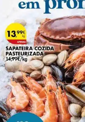 Pingo Doce Sapateira Cozida Pasteurizada promoção