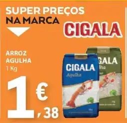 E.Leclerc Arroz Agulha Cigala promoção