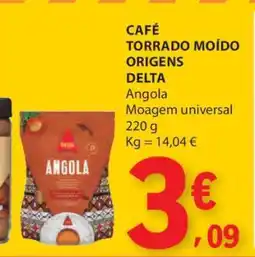 E.Leclerc Café Torrado Moído Origens Delta promoção