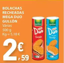E.Leclerc BOLACHAS RECHEADAS MEGA DUO GULLON promoção