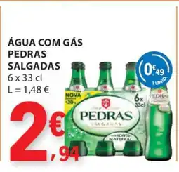 E.Leclerc Água com Gás Pedras Salgadas promoção