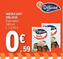 E.Leclerc Natas UHT Délisse promoção