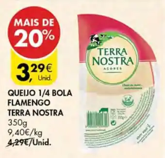 Pingo Doce Queijo 1/4 Bola Flamengo Terra Nostra promoção