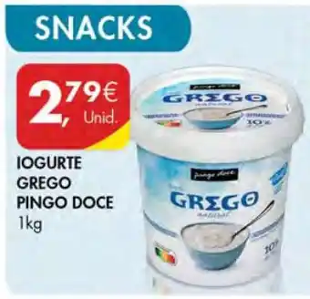 Pingo Doce IOGURTE GREGO PINGO DOCE promoção