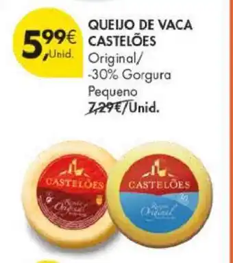 Pingo Doce QUEIJO DE VACA CASTELÕES promoção