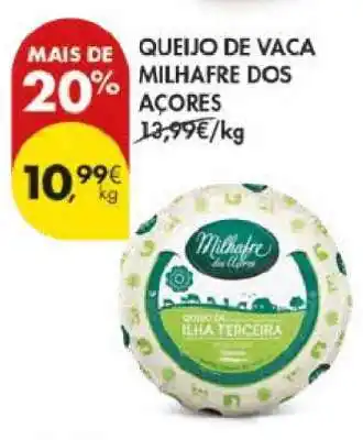 Pingo Doce Queijo de Vaca Milhafre dos Açores promoção