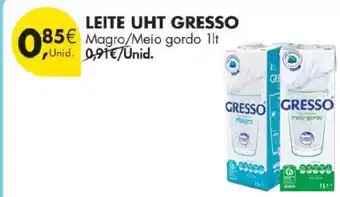Pingo Doce LEITE UHT GRESSO promoção