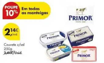 Pingo Doce Manteiga Primor promoção