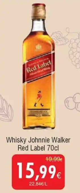 Froiz Whisky Johnnie Walker Red Label promoção