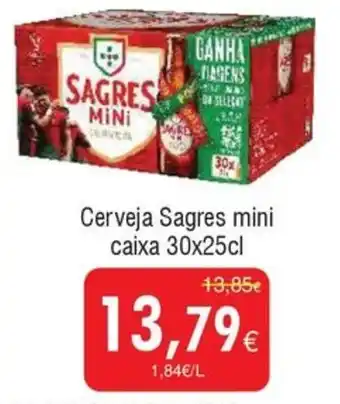 Froiz Cerveja Sagres mini promoção