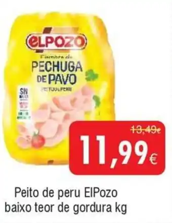 Froiz Peito de peru ElPozo baixo teor de gordura promoção
