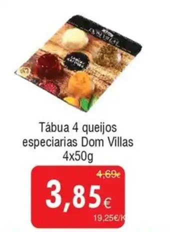 Froiz Tábua 4 queijos especiarias Dom Villas promoção