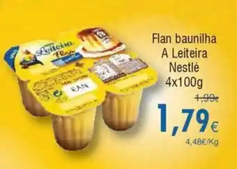 Froiz Flan baunilha A Leiteira Nestlé promoção