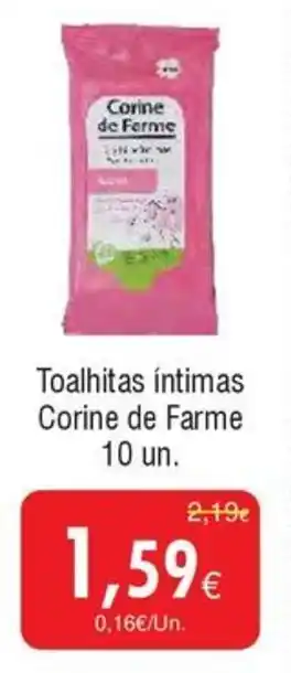 Froiz Toalhitas íntimas Corine de Farme promoção