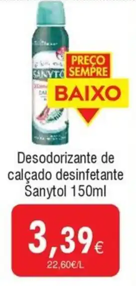 Froiz Desodorizante de calçado desinfetante Sanytol promoção