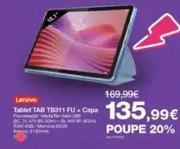 Staples Lenovo Tablet TAB TB311 FU+ Capa promoção