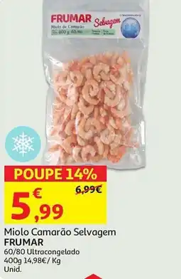 Auchan Miolo Camarão Selvagem FRUMAR promoção