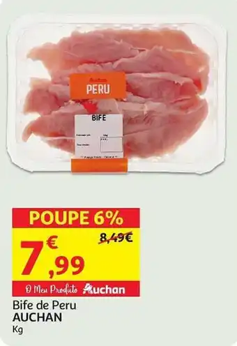 Auchan Bife de Peru AUCHAN promoção