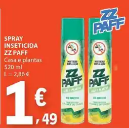 E.Leclerc SPRAY INSETICIDA ZZ PAFF promoção