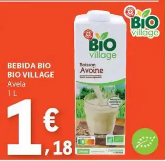 E.Leclerc BEBIDA BIO BIO VILLAGE Aveia promoção