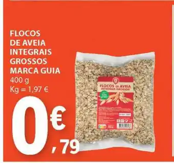 E.Leclerc Flocos de Aveia Integrais Grossos Marca Guia promoção