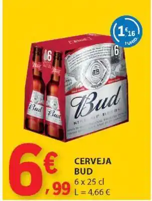 E.Leclerc Cerveja Bud promoção