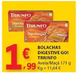 E.Leclerc Bolachas Digestive Go! Triunfo promoção