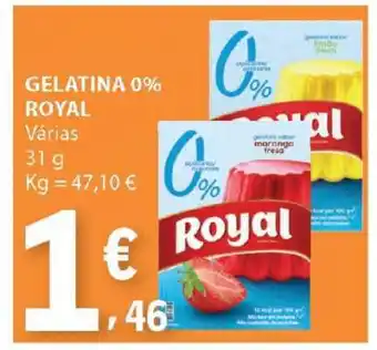 E.Leclerc Gelatina 0% Royal promoção