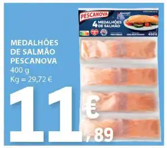 E.Leclerc MEDALHÕES DE SALMÃO PESCANOVA promoção