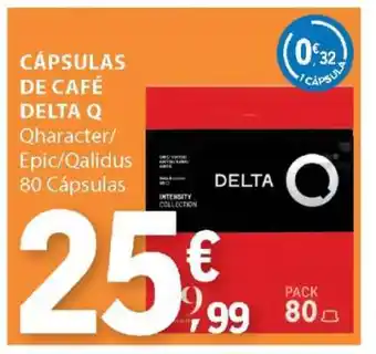 E.Leclerc Cápsulas de Café Delta Q promoção