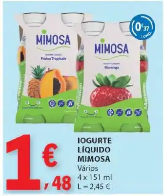 E.Leclerc Iogurte Líquido Mimosa promoção