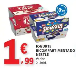 E.Leclerc Iogurte Bicompartmentado Nestlé promoção