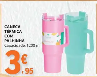 E.Leclerc Caneca Térmica com Palhinha promoção