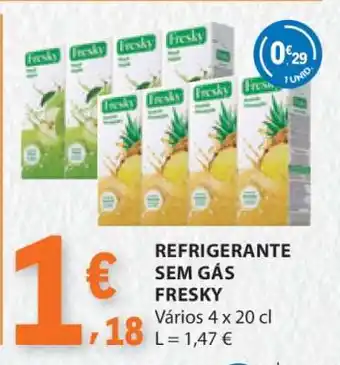 E.Leclerc Refrigerante sem gás Fresky promoção