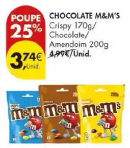 Pingo Doce CHOCOLATE M&M'S promoção