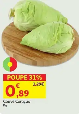 Auchan Couve Coração promoção