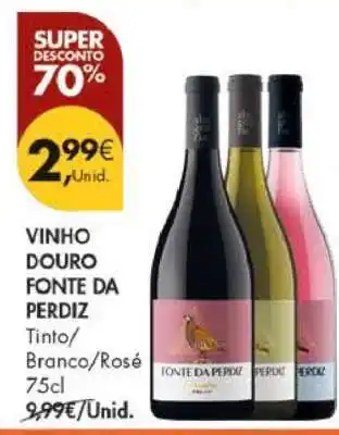 Pingo Doce VINHO DOURO FONTE DA PERDIZ promoção