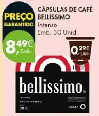 Pingo Doce CÁPSULAS DE CAFÉ BELLISSIMO promoção