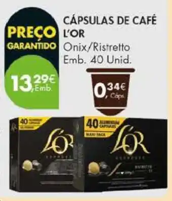 Pingo Doce Cápsulas de Café L'OR promoção