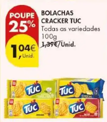 Pingo Doce Bolachas Cracker TUC promoção