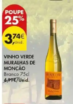 Pingo Doce Vinho Verde Muralhas de Monção promoção