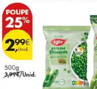 Pingo Doce Iglo Ervilhas promoção