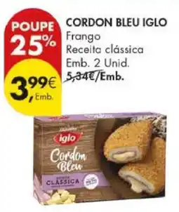 Pingo Doce Cordon Bleu Iglo promoção