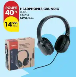 Pingo Doce HEADPHONES GRUNDIG promoção