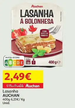 Auchan Lasanha AUCHAN promoção