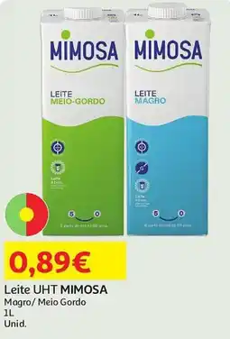 Auchan Leite UHT MIMOSA promoção