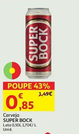 Auchan Cerveja SUPER BOCK promoção