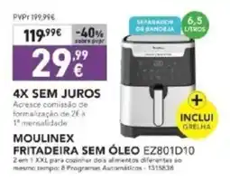 Radio Popular Moulinex fritadeira sem óleo ez801d10 promoção